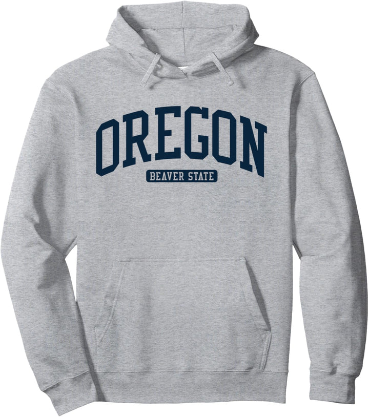 Marineblau im Stil der Oregon College University Pullover Hoodie