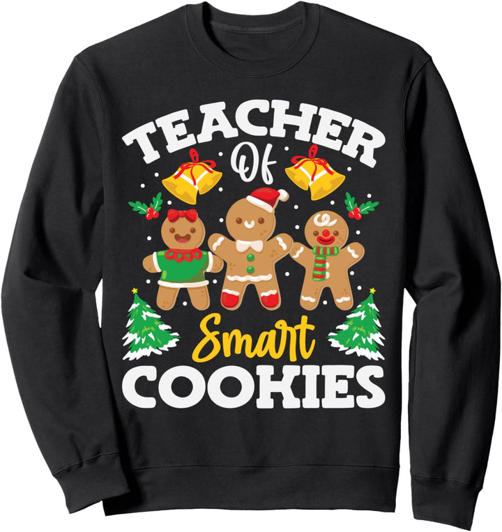 Funny Christmas Cookies Students Xmas Tree Teacher Xmas Sweatshirt