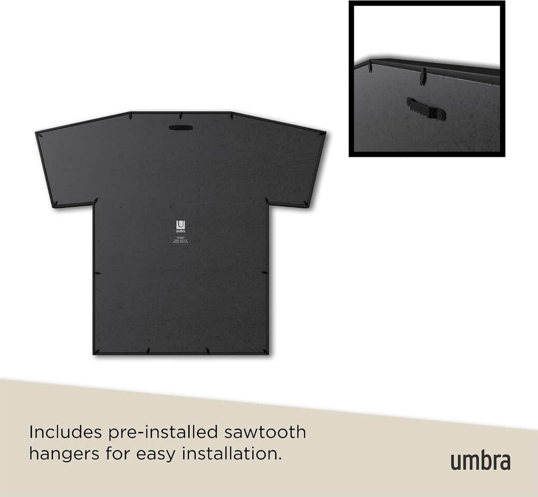 Umbra T-Frame Trikotrahmen – Bilderrahmen für T-Shirts und Trikots für Kinder- und kleine Erwachsene