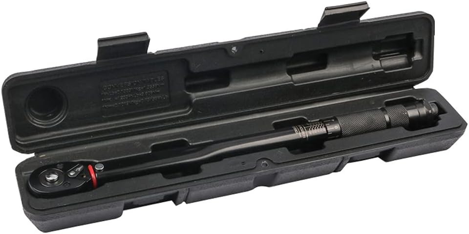 Drehmomentschlüssel, 10 mm (3/8"), 19-110 Nm, Schwarz Drehmoment-Schlüsse - Gesamtlänge: 370 mm, 3/8