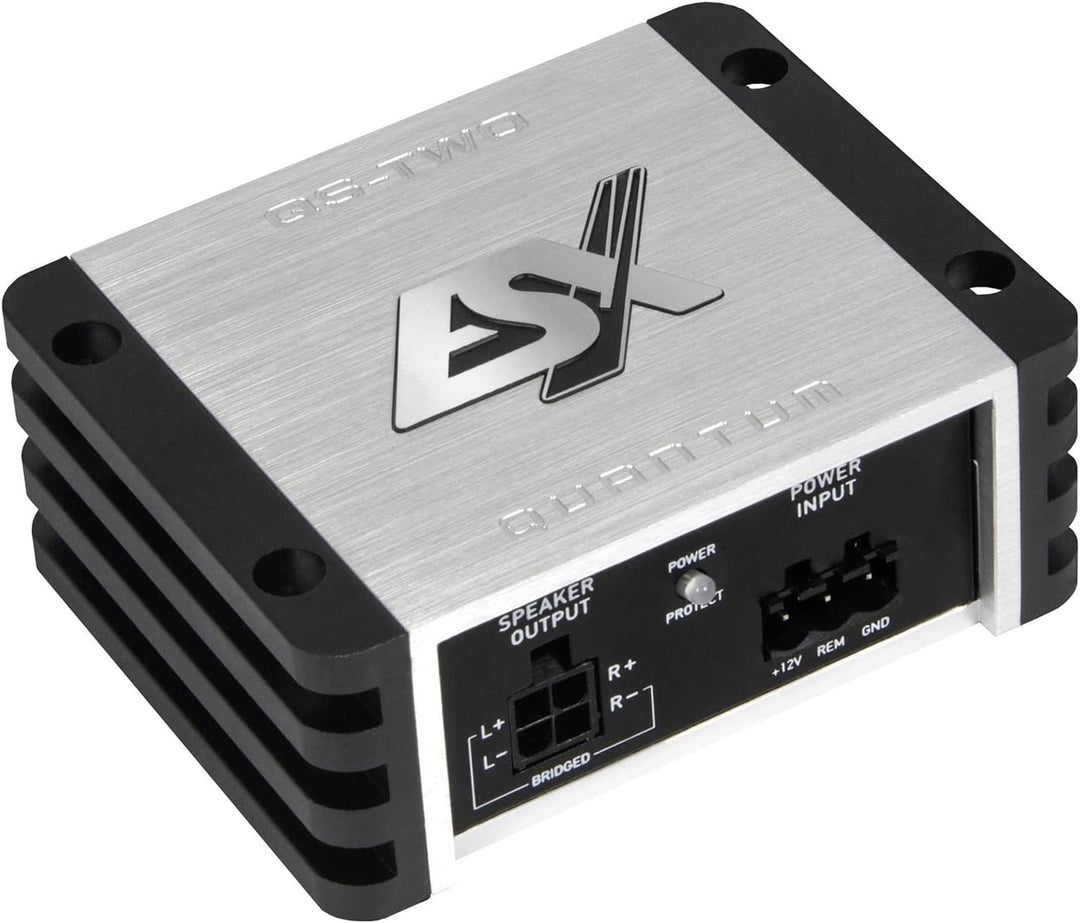 ESX QS-TWO-ISO 2-Kanal Auto/KFZ Plug &amp; Play Upgrade Verstärker/Endstufe kompatibel mit MERCEDES - II
