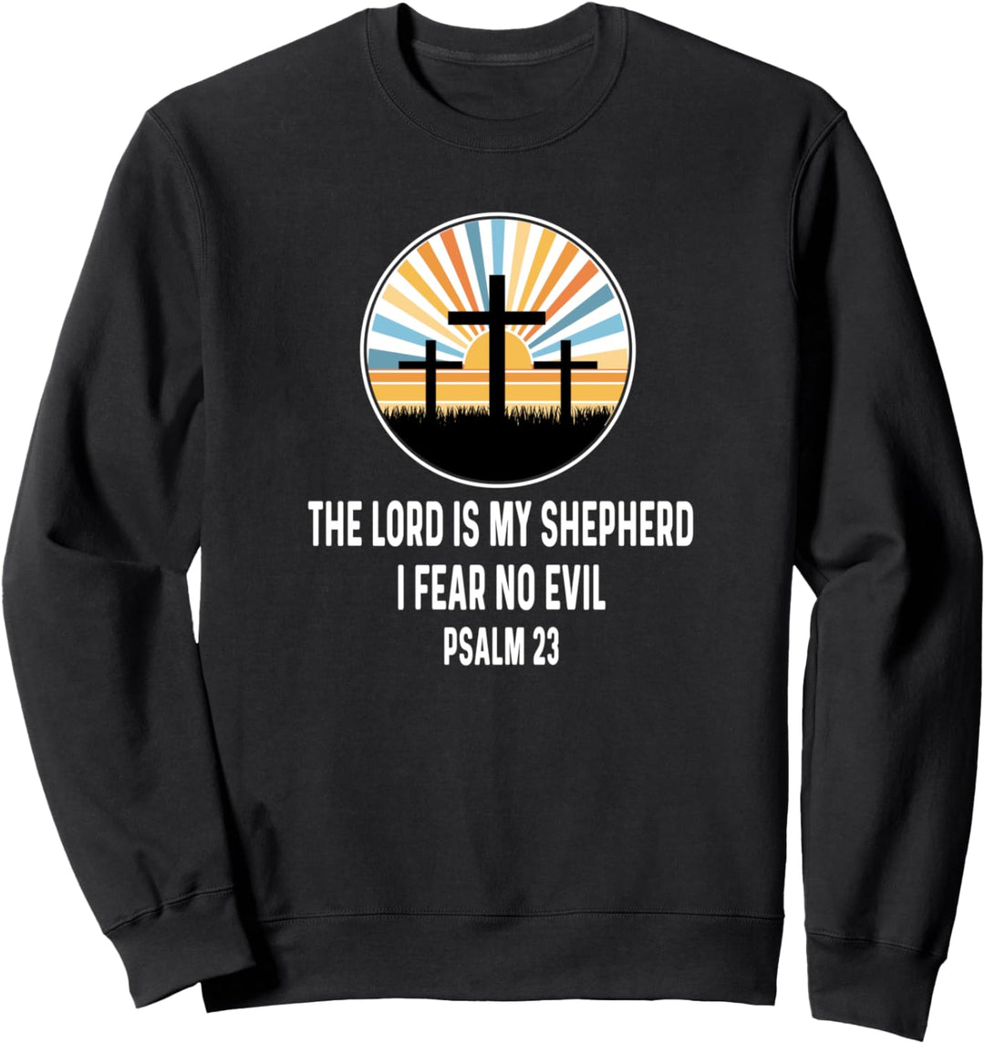 Psalm 23 Gott Jesus religiöser christlicher Herr ist mein Schäferhund Sweatshirt