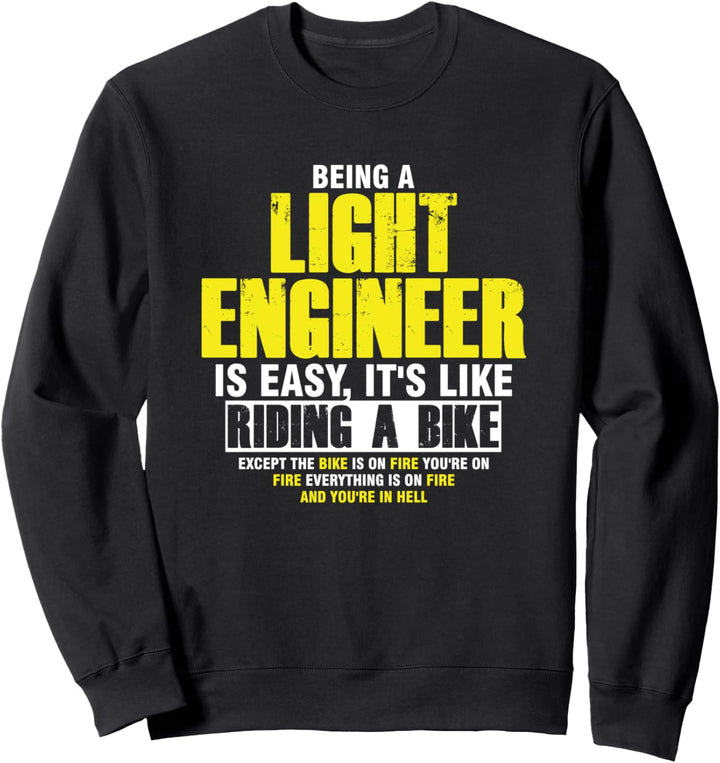 Lichttechniker Veranstaltungstechniker Lichttechnik Geschenk Sweatshirt