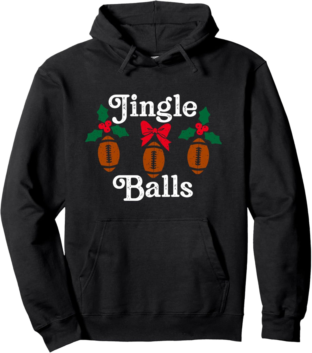 Jingle Balls American Football Weihnachten Pullover Hoodie