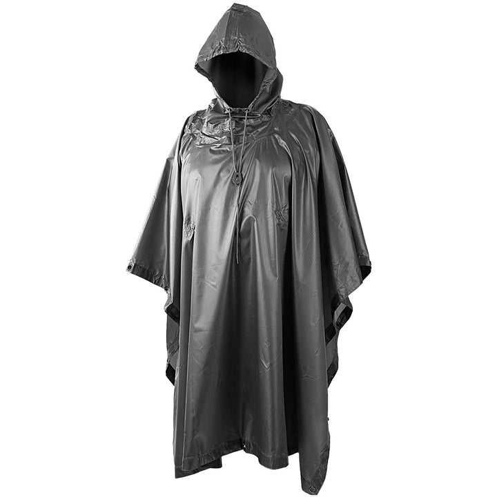 Helikon Wasserdicht Poncho Ripstop Schwarz