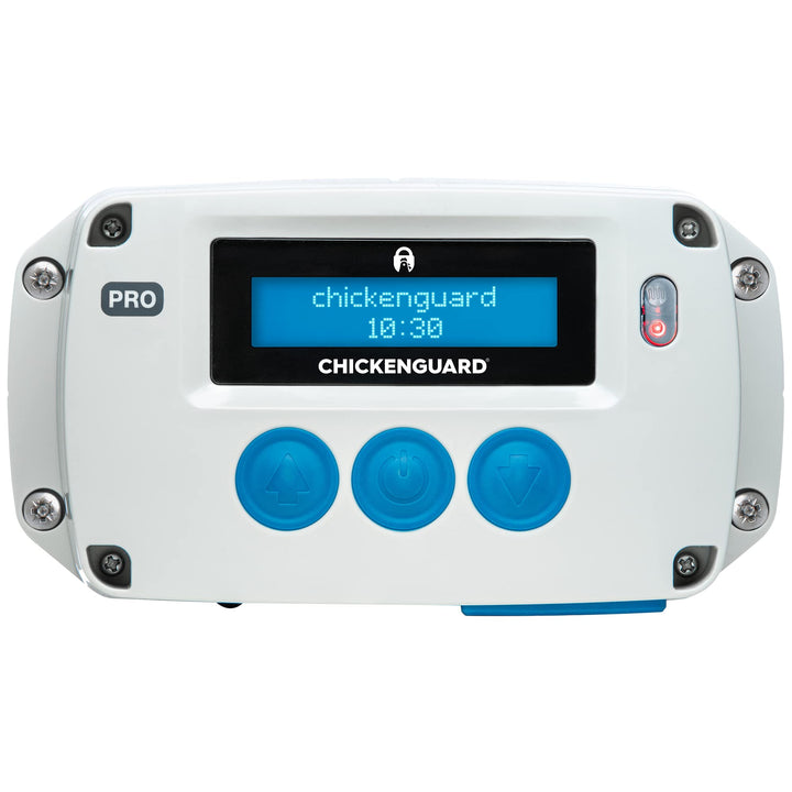 2023 ChickenGuard PRO– Neuer automatischer Hühnerstall-Türöffner, hebt Türen bis zu 2 kg, Batterien/