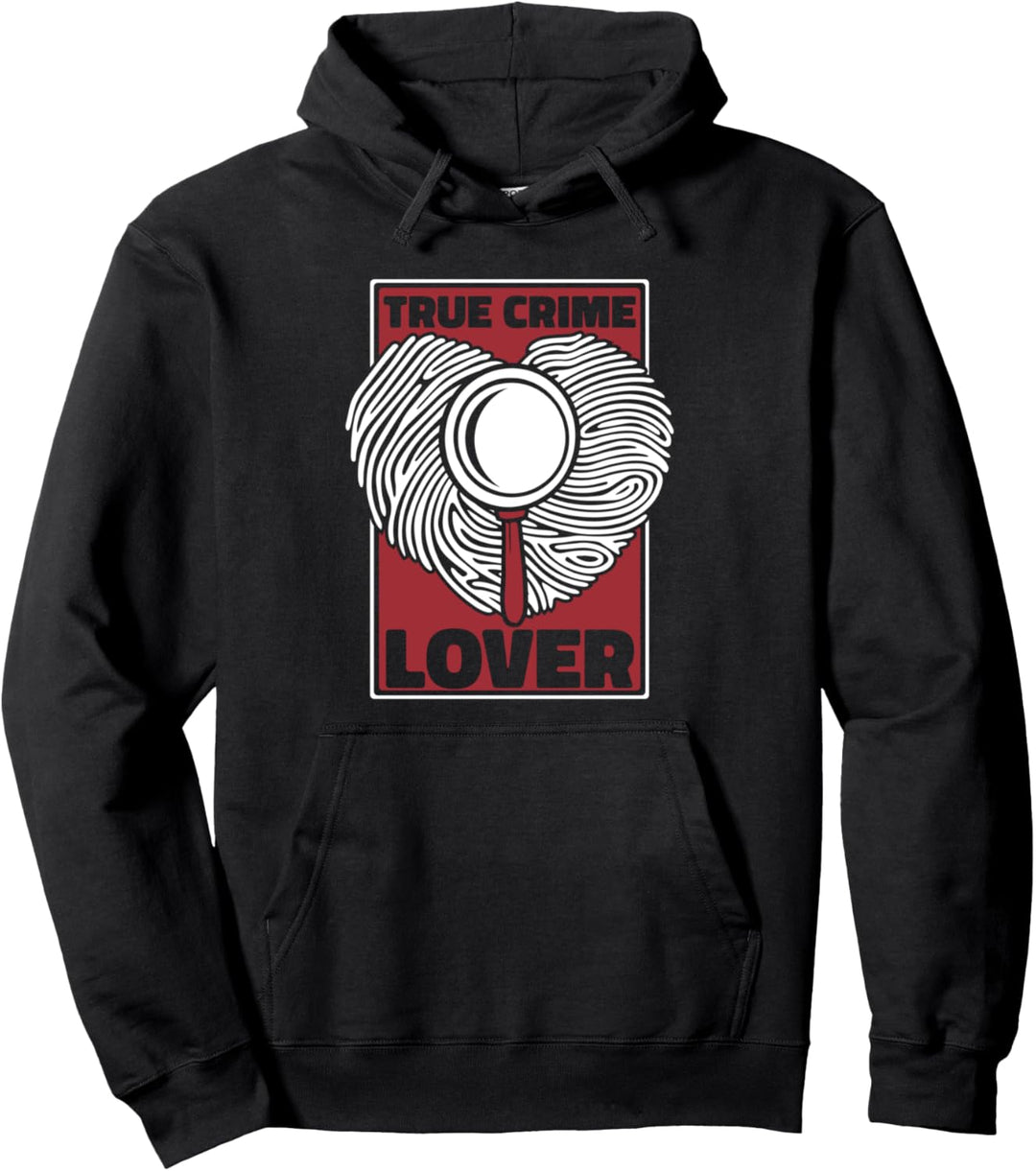 True Crime Lover IT-Forensik Daktyloskopie Forensiker Pullover Hoodie