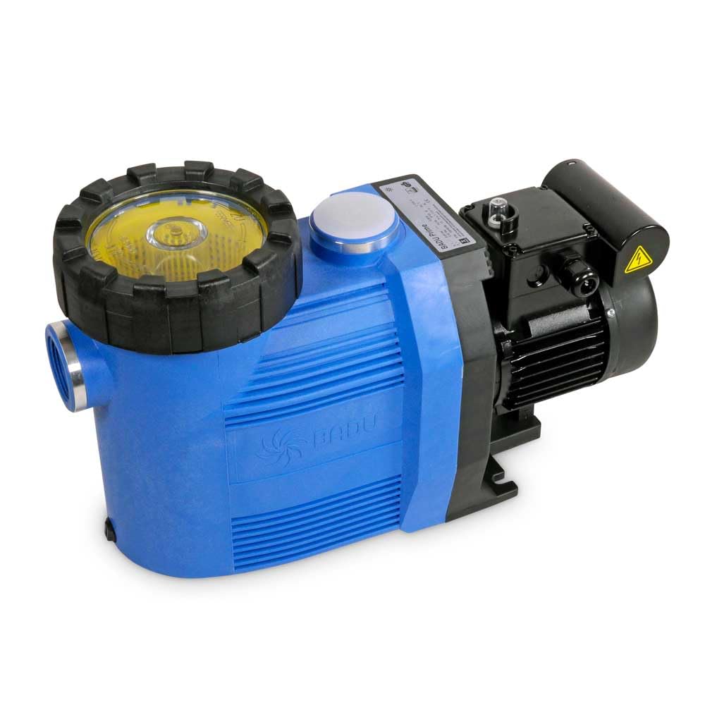 BADU Prime 11 Poolpumpe 400V - 0,45 kW mit 11 m³/h Förderleistung - Selbstansaugend, geräuscharm &amp; k