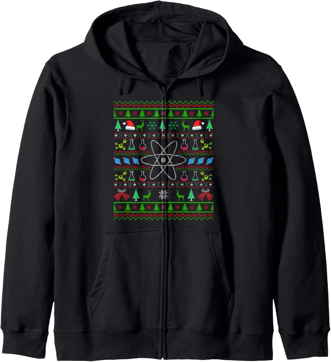 Ugly Science Weihnachtspullover Design Kapuzenjacke