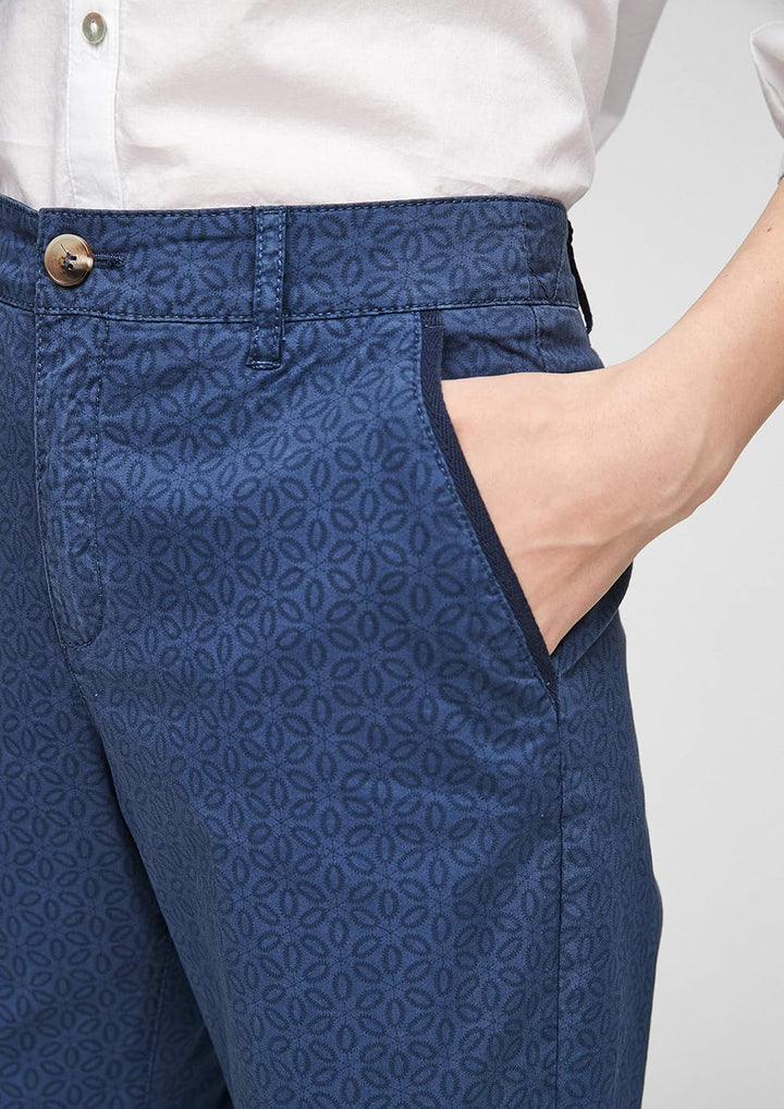 s.Oliver Damen Hose 120.10.104.18.180.2100484 44 Blau, 44 Blau