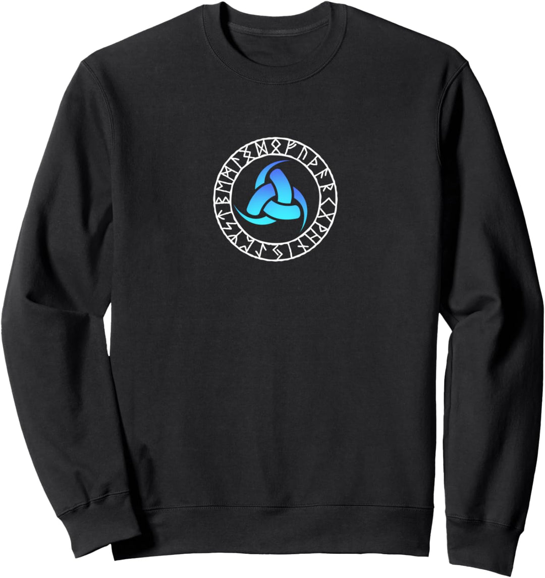 Wikinger-Symbol Triskele Odin Hörner Nordisches Zeichen Runensymbol Sweatshirt