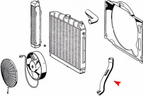 URO Parts Kühlerschlauch unten 1165011282