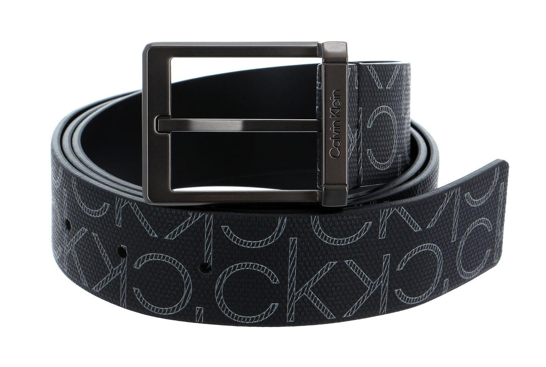 Calvin Klein Metal Loop Belt 35mm W80 CK Black