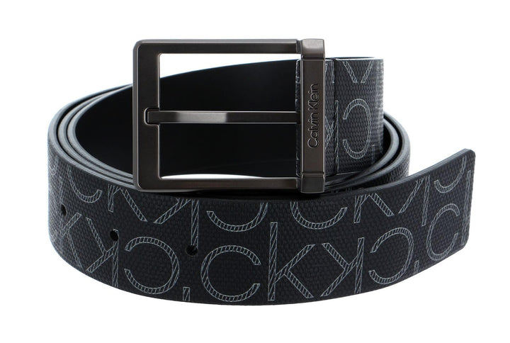 Calvin Klein Metal Loop Belt 35mm W80 CK Black