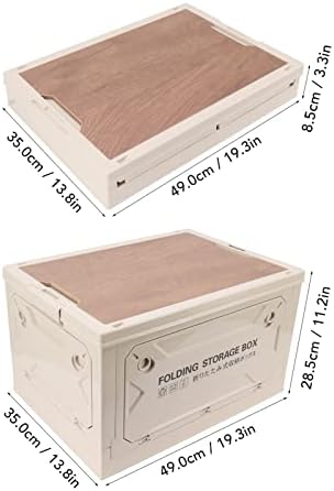 Qcwwy Faltbare Camping-Aufbewahrungsbox, Zusammenklappbare Aufbewahrungsbox, Starke Tragfähigkeit, 5