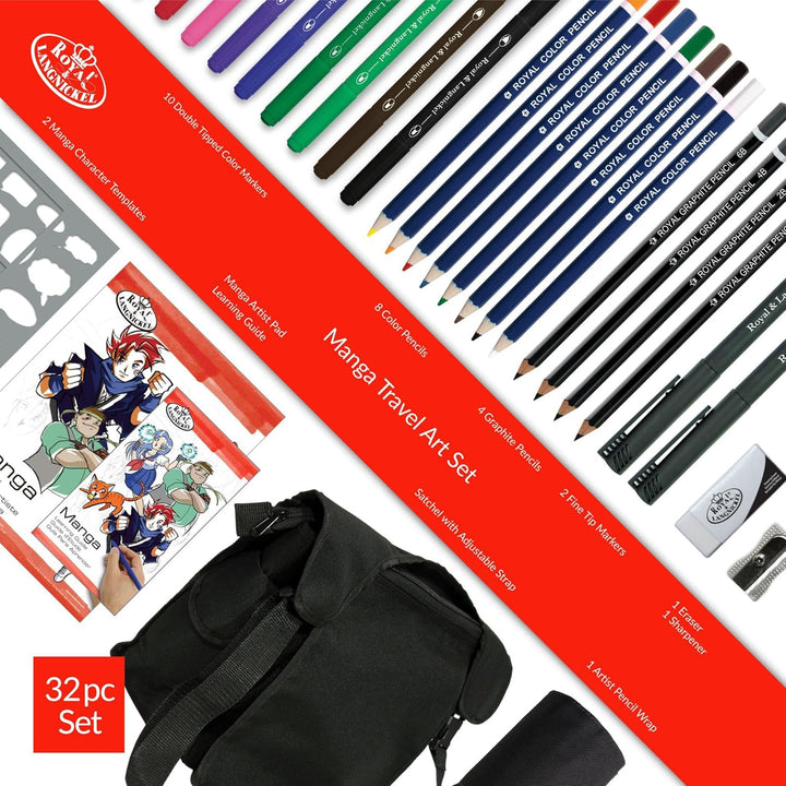 Royal &amp; Langnickel Manga Satchel Umhängetasche mit Manga-Atelierset, Manga