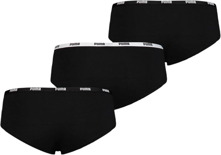PUMA Damen Hipster Unterwäsche L Schwarz, L Schwarz