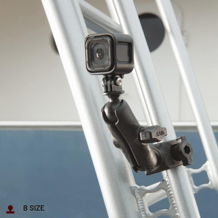 RAM Mounts (RAP-B-400U) Tough-Claw klein mit 2,54 cm Durchmesser Gummiball Single, Single