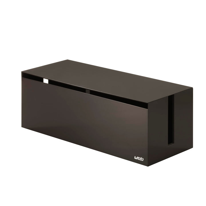 Cable Box Web - brown/black Dunkelbraun, Dunkelbraun