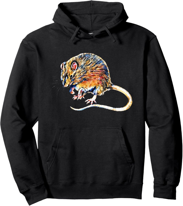 Ratten Motiv süsse Ratte Nagetier Käse Haustier Ratte Pullover Hoodie