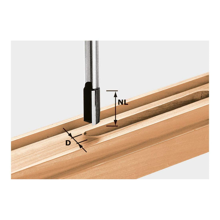 Festool Nutfräser HW S8 D25/20 25 x 20 mm HW, 25 x 20 mm HW