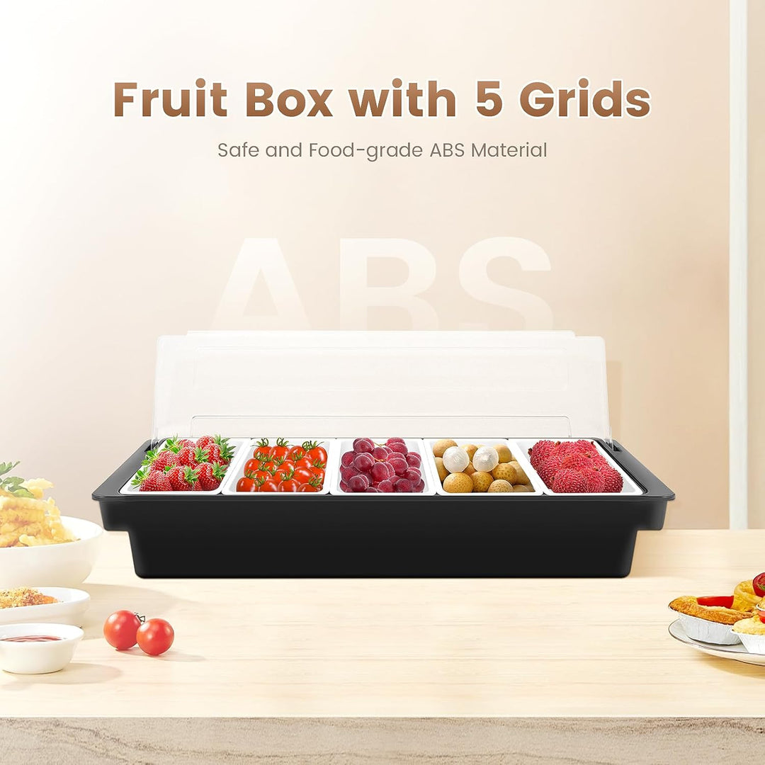Gewürzbehälter Zutatenbehälter Cocktail Zutatenbox Bar Gewürze Obst Behälter Zutatenbehälter Obst Ge