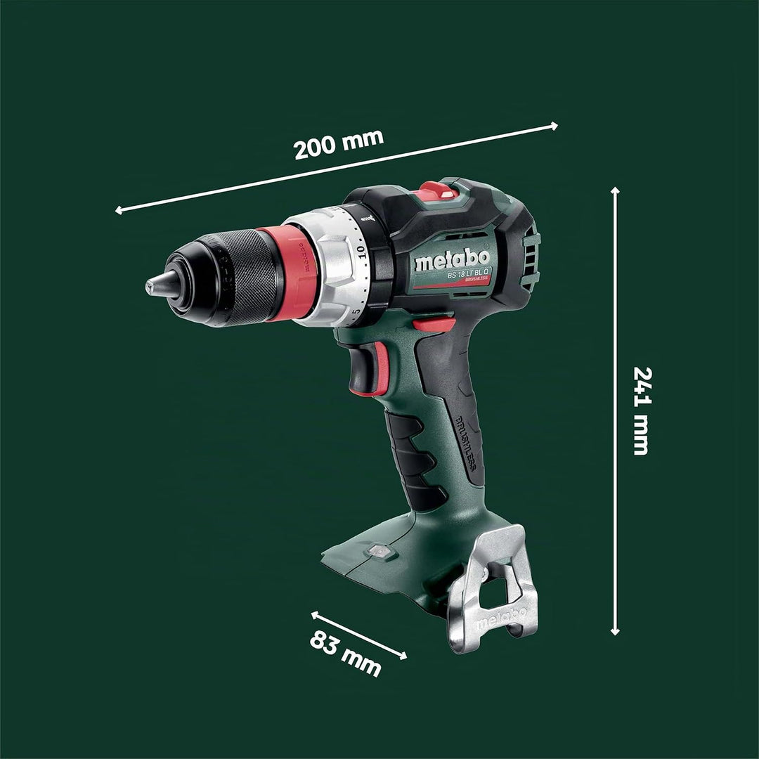 metabo Akku-Bohrschrauber BS 18 LT BL Q – 602334840 – 18 V – Bohrschrauber mit Schnellwechsel-System