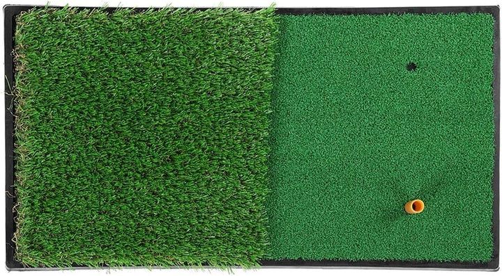 Ejoyous Übungsmatte Trainingsmatte, Golfmatte Abschlagmatte Schlagmatten Grasmatte mit 2 Arten Rasen