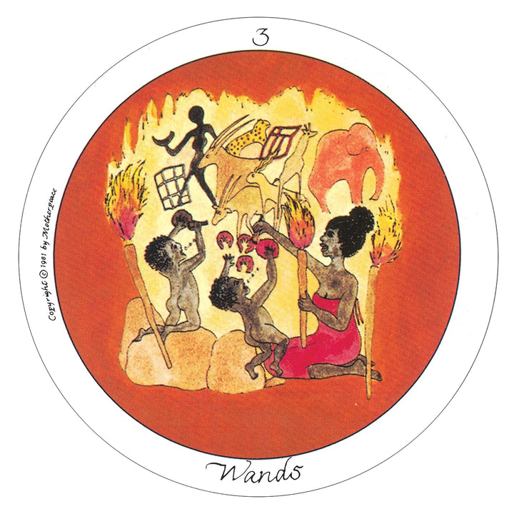 The Motherpeace Round Tarot Deck: 78-Card Deck, Karten
