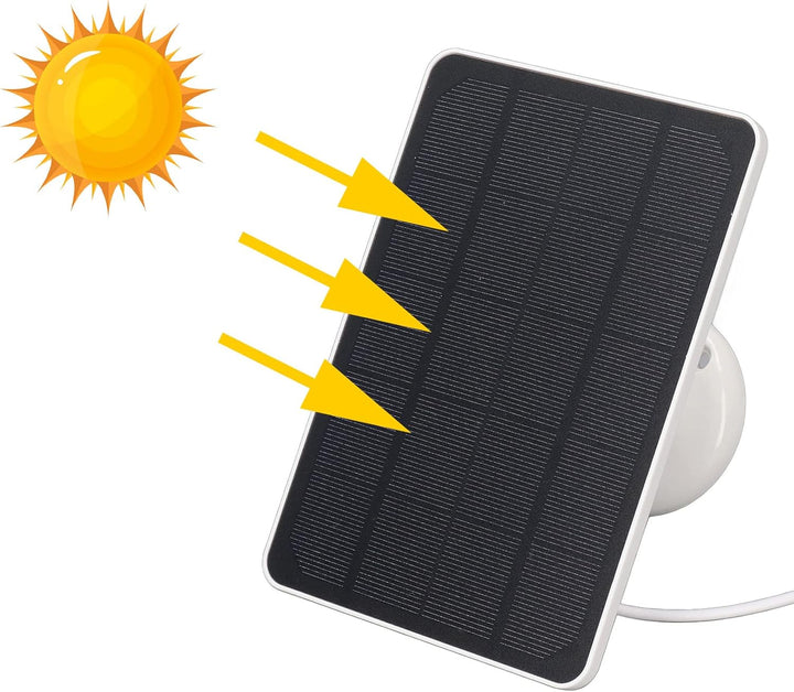10 W Solarpanel für Überwachungskamera, USB-Solarpanel für DC 5 V Überwachungskamera, Wasserdichtes