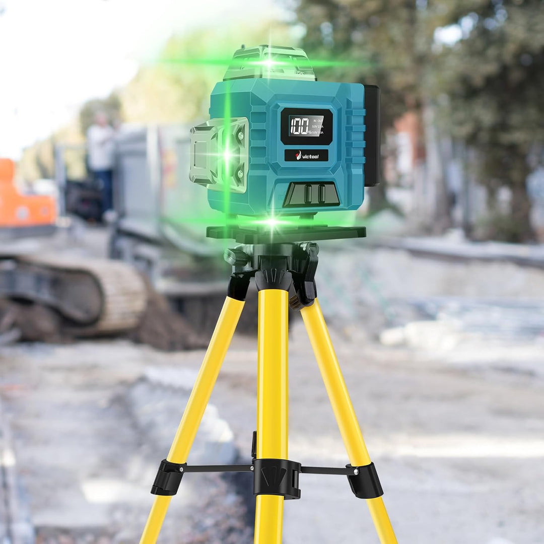Wasserwaage-Stativ für Messgerätehalter, verstellbares Laser-Nivellierstativ für selbstnivellierende
