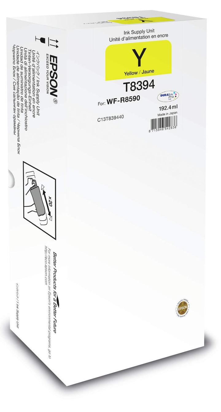 Epson C13T839440 passend für WFR8590DTWF Tinte gelb 192,4ml