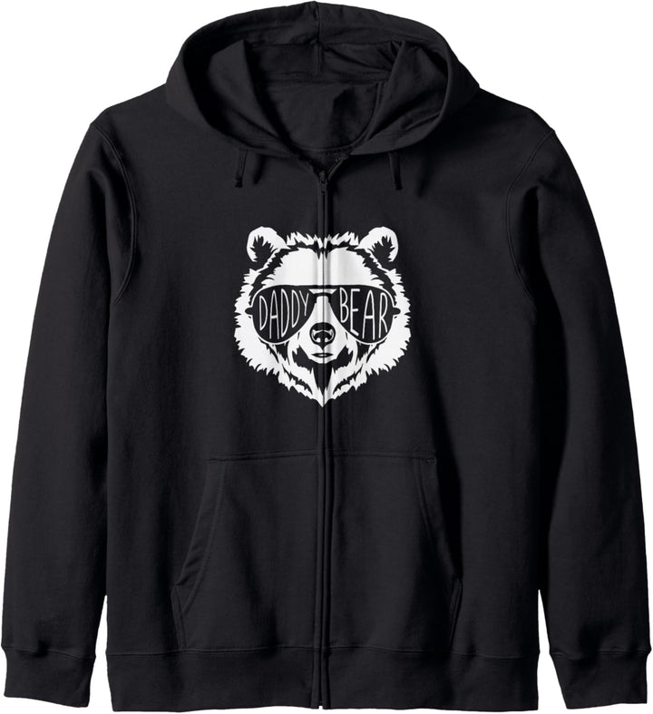 daddy Bear Face with Sunglasses Kapuzenjacke