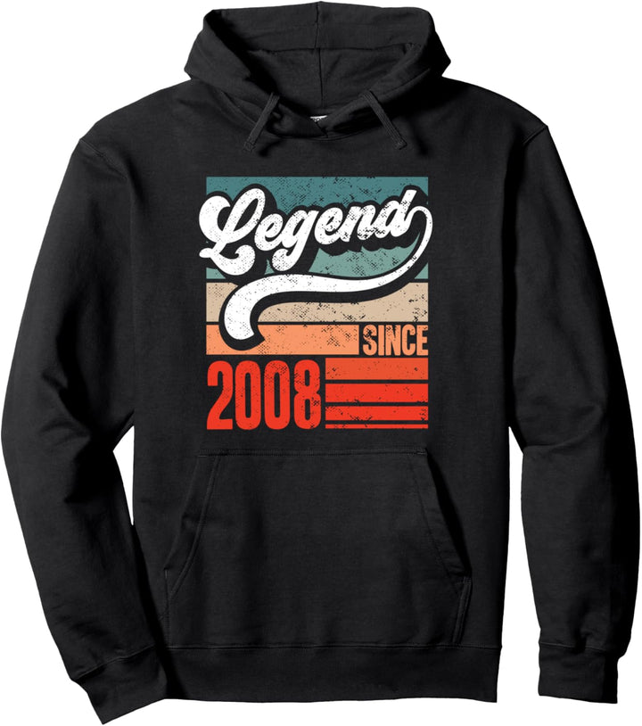 13. Geburtstag Vintage 2008 13 Jahre alt Mädchen Jungen Teenager Pullover Hoodie