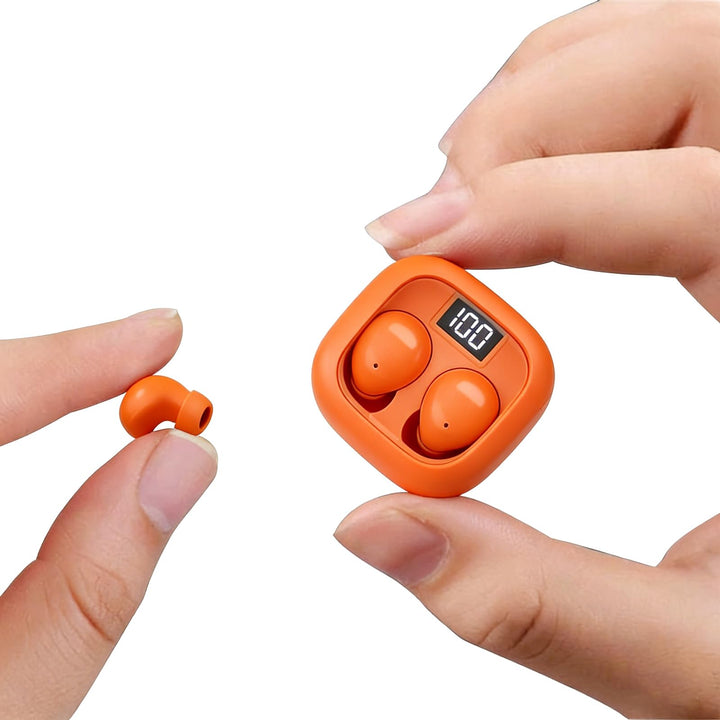Xmenha Unsichtbare Kopfhörer kabellos Bluetooth im Ohr True Mini Wireless in Ear Kopfhörer Earbuds H