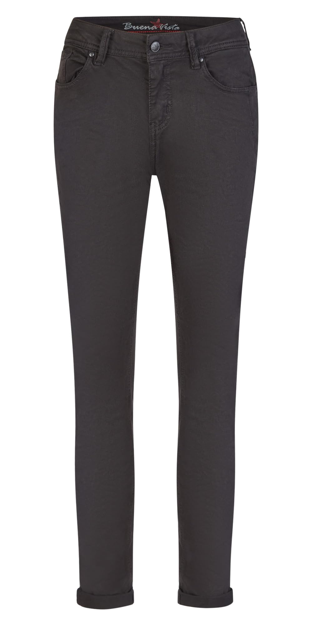 Buena Vista Damen Hose Malibu-Zip high Stretch Twill (DE/NL/SE/PL, Alphanumerisch, S, Regular, Regul