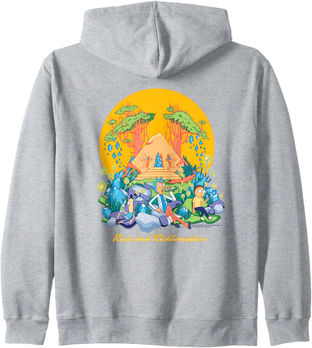 Rick and Morty Rest and Ricklaxation Kapuzenjacke