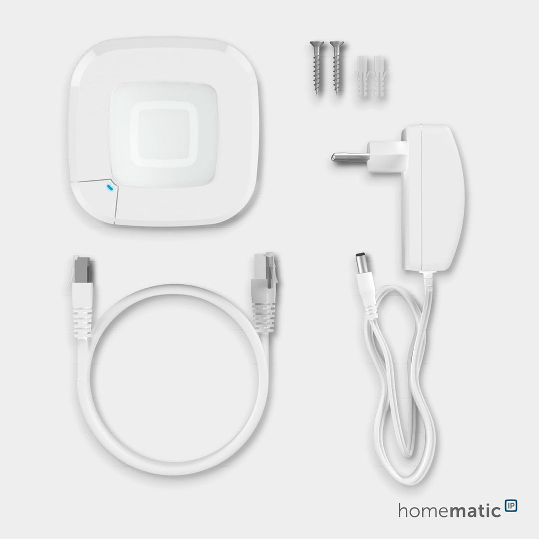 Homematic IP Smart Home Starter Set Heizen - Pure, Digitale Steuerung für Heizung mit oder ohne App,