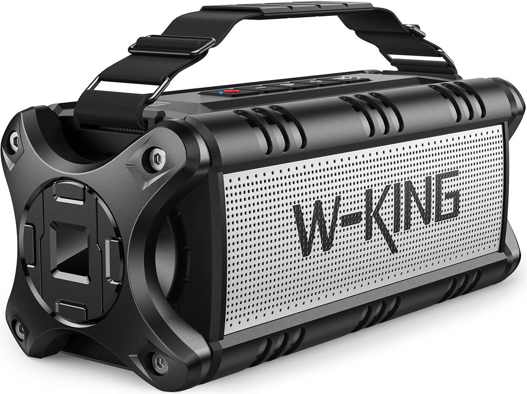 Bluetooth Lautsprecher (90W Peak)50W RMS, W-KING Musikbox Bluetooth Box Gross Stereo Klang/Tiefe Bas
