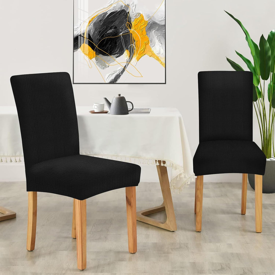 Ystyle Stretch Stuhlhussen 2er Set, Stuhlbezug Elastisch Abnehmbarer Waschbarer, Universal Hussen Fü
