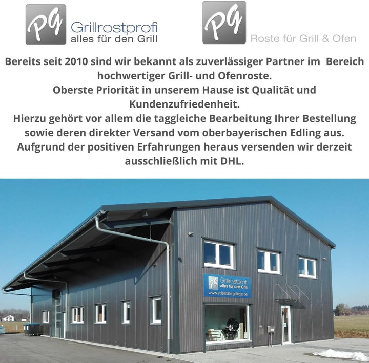 GRILLROSTPROFI Ascherost - Feuerrost - Kohlerost - Kaminrost in Premium-Qualität, Gusseisen, rund, D