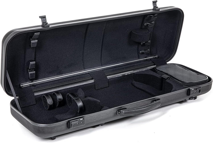 GEWA Violinkoffer AIR AVANTGARDE schwarz, mit zusätzlichem Seitengriff, Made in Germany schwarz mit