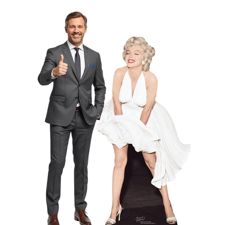 falksson Life-Size Stand-up (Lebensgrosser Pappaufsteller) Marilyn Monroe (Weisses Kleid)