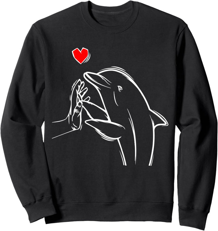 Delfin Damen Kinder Mädchen Delfine Sweatshirt