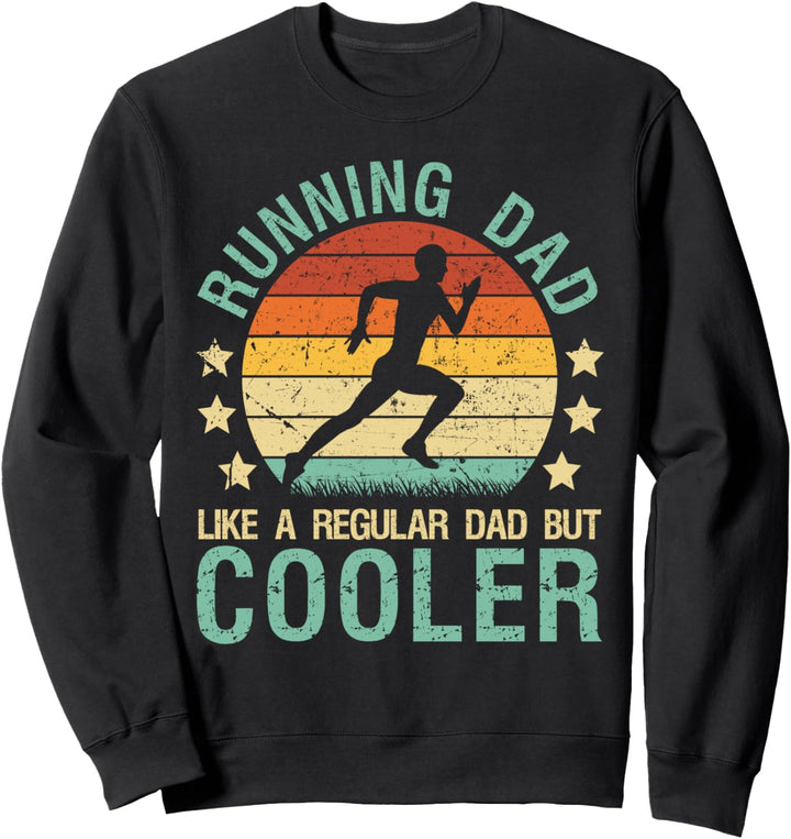 Running Dad Funny Marathon Läufer Jogger Vatertag Jogging Sweatshirt