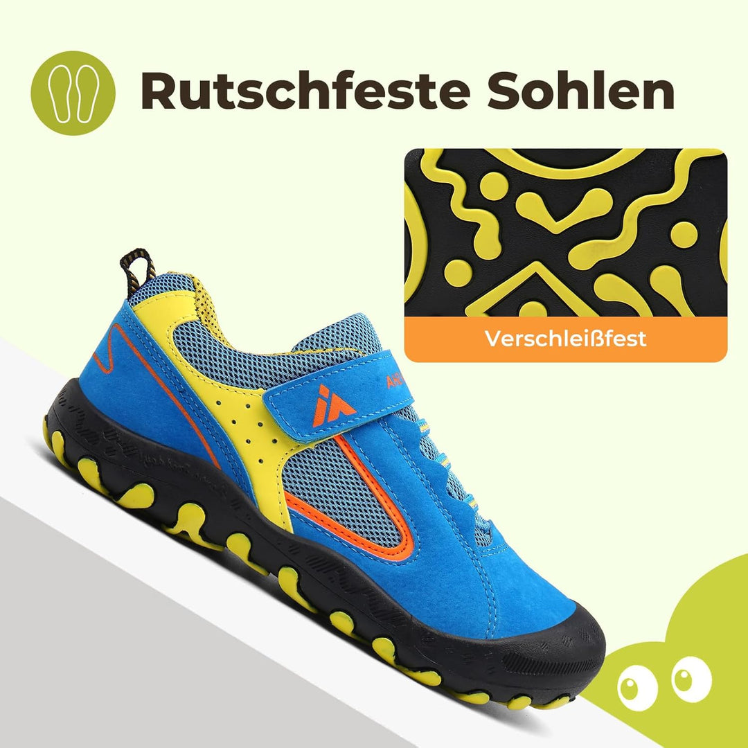 Mishansha Unisex-Kinder Turnschuhe Trekkingschuhe Mädchen Wanderschuhe Outdoor Sportschuhe 24-38 27