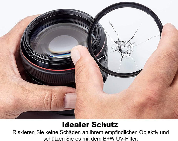 B+W UV-Haze- und Schutz-Filter 010 MRC Basic 55mm (16x vergütet, Professional)