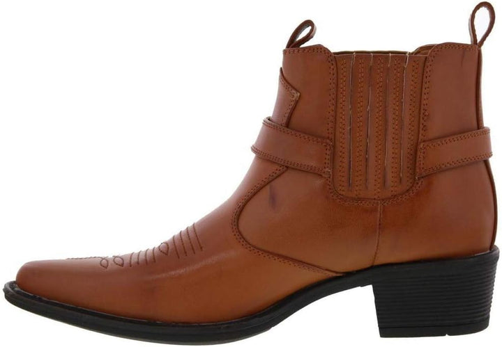 Us Messing Cuban Heel Steigbügel Western Kuh Stiefel 42.5 EU Braun, 42.5 EU Braun