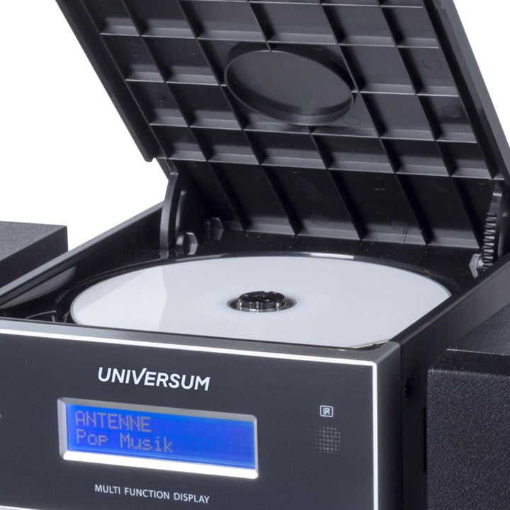 Universum Stereoanlage MS 300-21, CD, DAB+ Radio, Bluetooth, USB, Silber
