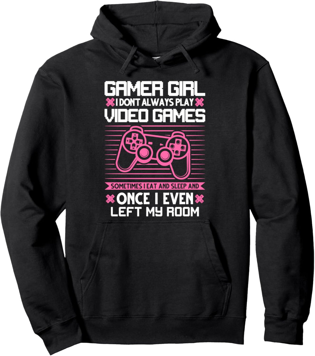 Gamer Girl Ich spiele nicht immer Videospiele Gamer Pullover Hoodie